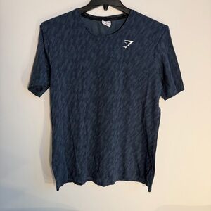 Gymshark Men’s Dark Navy Short Sleeve Performance Tee